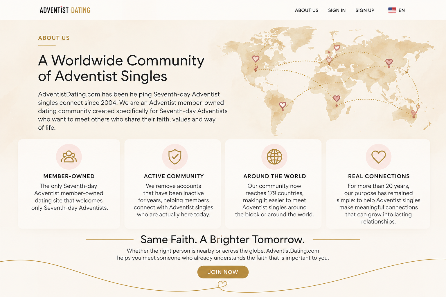 About Adventist Dating - a worldwide community of Seventh-day Adventist singles